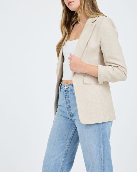 All business - 3/4 sleeve blazer