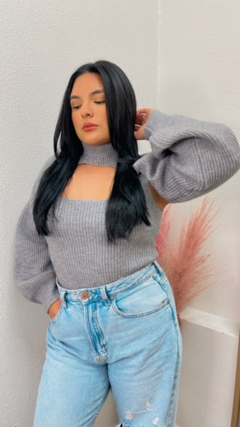 On my way - two piece cut out top