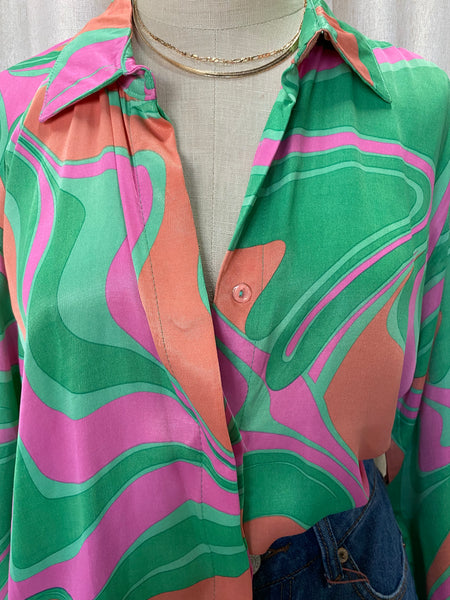 Malibu - Satin Blouse