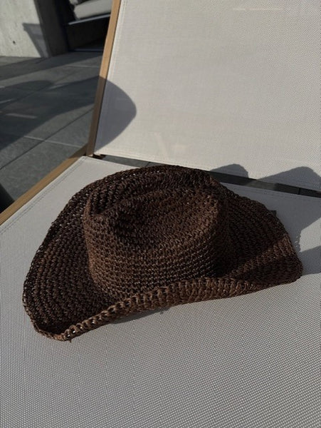 Coastal cowgirl straw hat