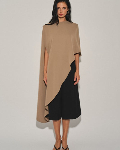 So elegant - asymmetrical cape top