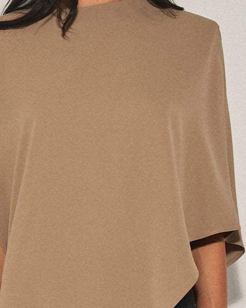So elegant - asymmetrical cape top