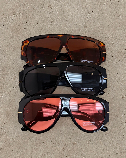 In season oversized sunglasses