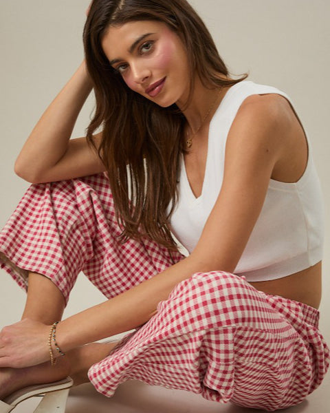 Picnic date - Gingham pants