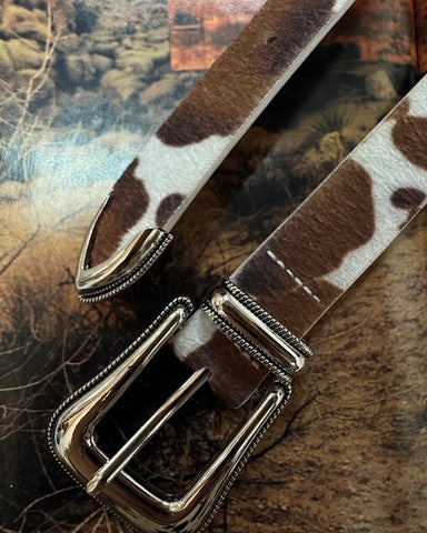 Rodeo - Cow Print Belt