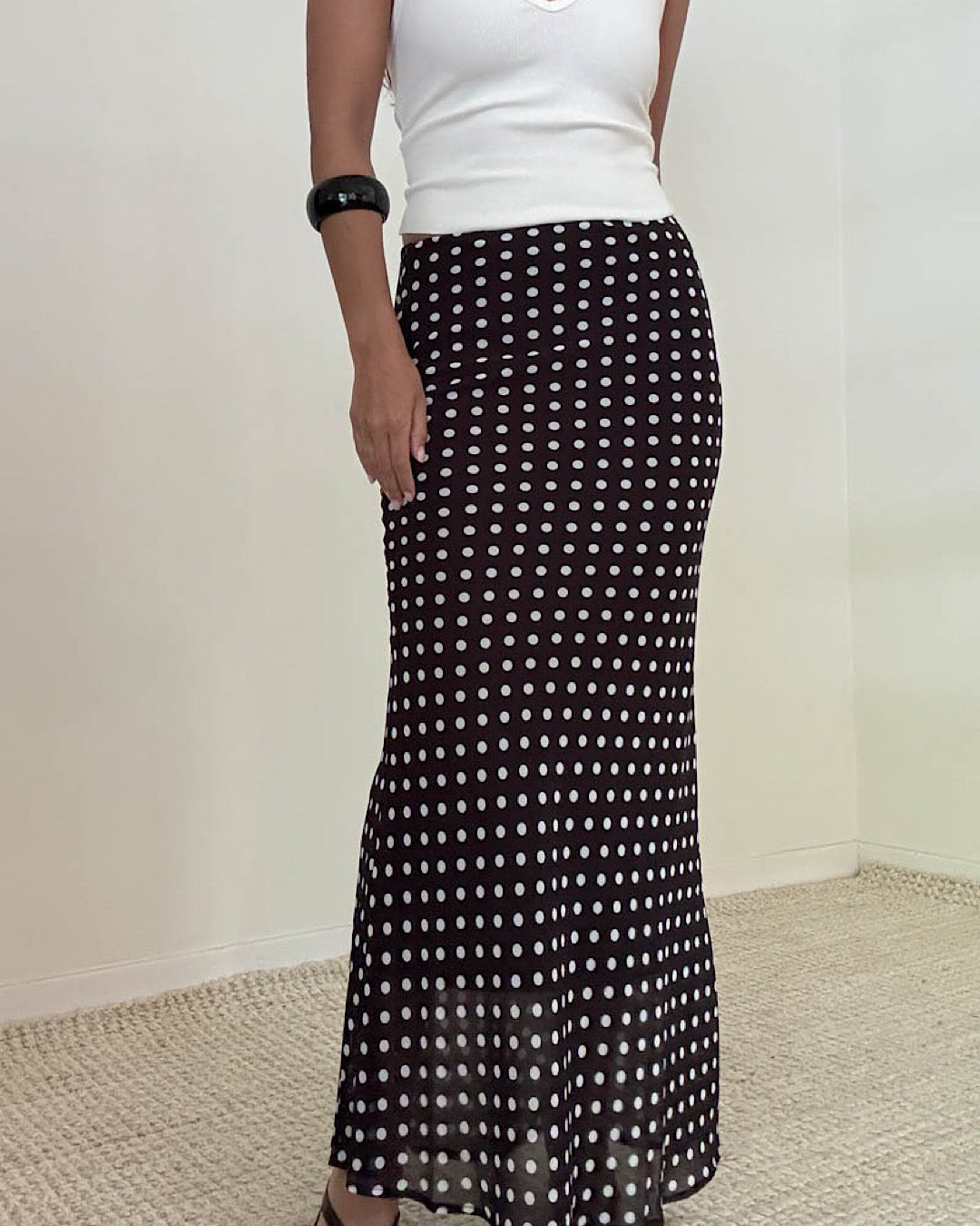 Polka dot skirt