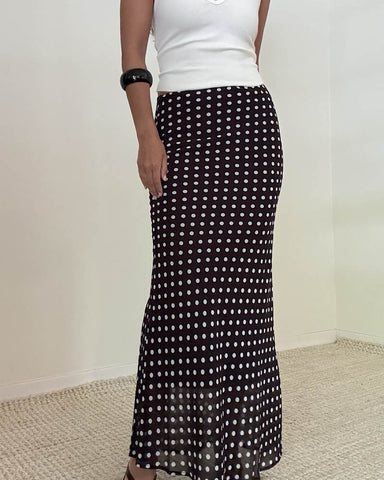 Polka dot skirt