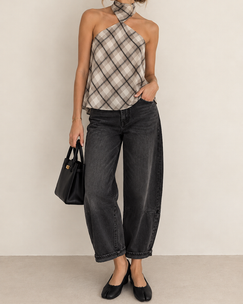 Plaid Top