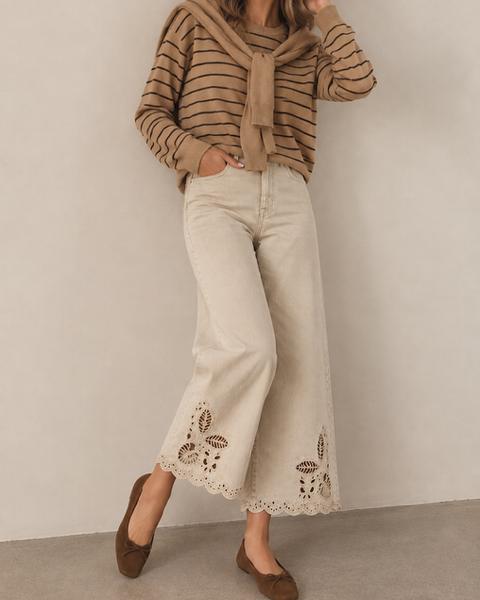 Embroidery jeans