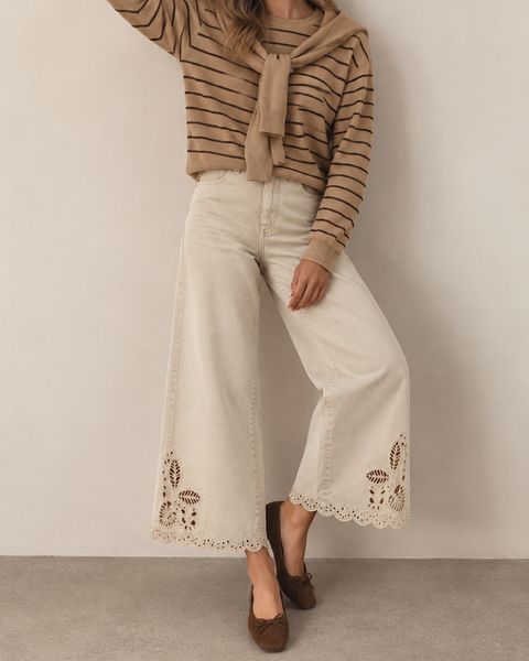 Embroidery jeans