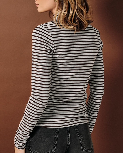 Stripe turtle Breckenridge top