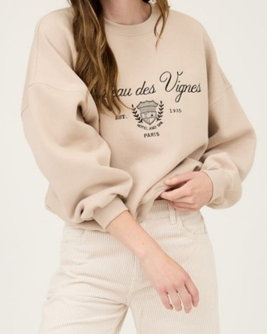 Chateau des Vignes -Sweatshirt