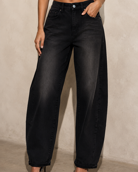 Must have - washed barrel jeans