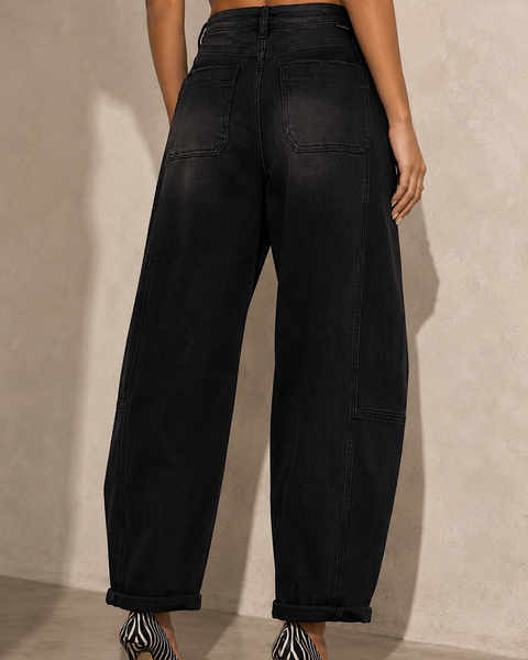 Must have - washed barrel jeans