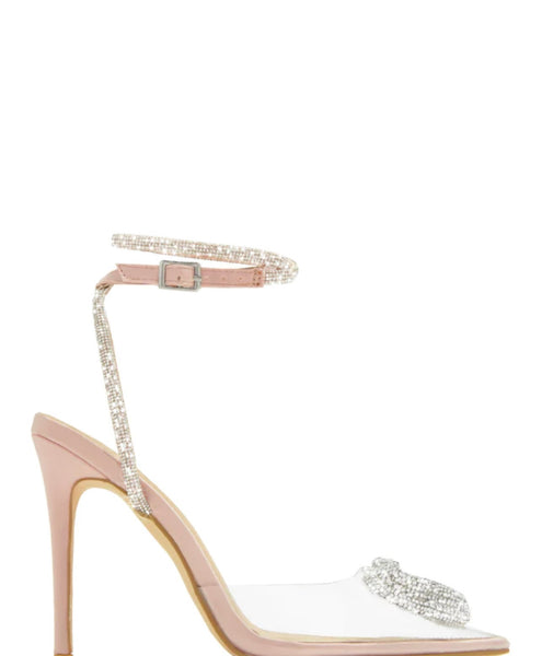 Sweet Dreams - Rhinestone Clear Heels