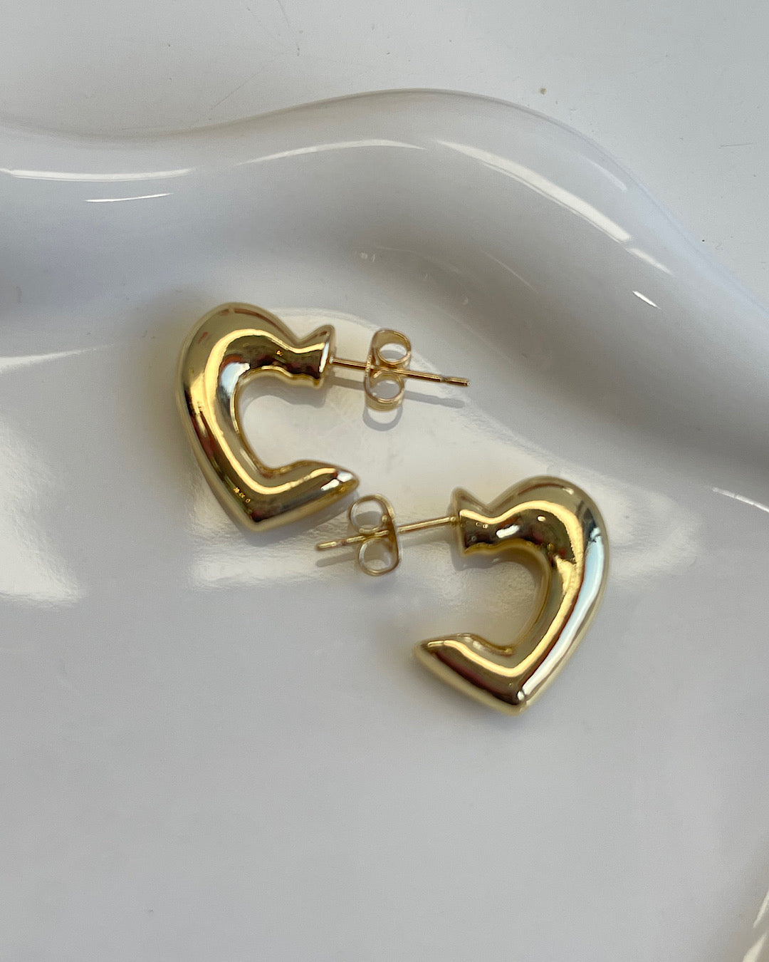 Heart earrings