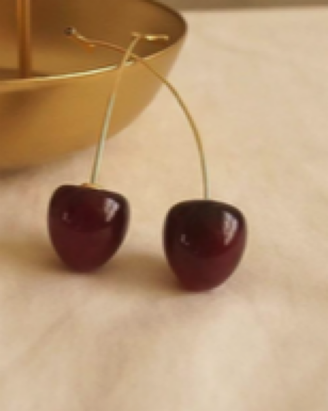 Cherry earrings