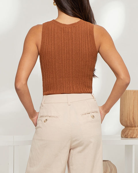 Brown top