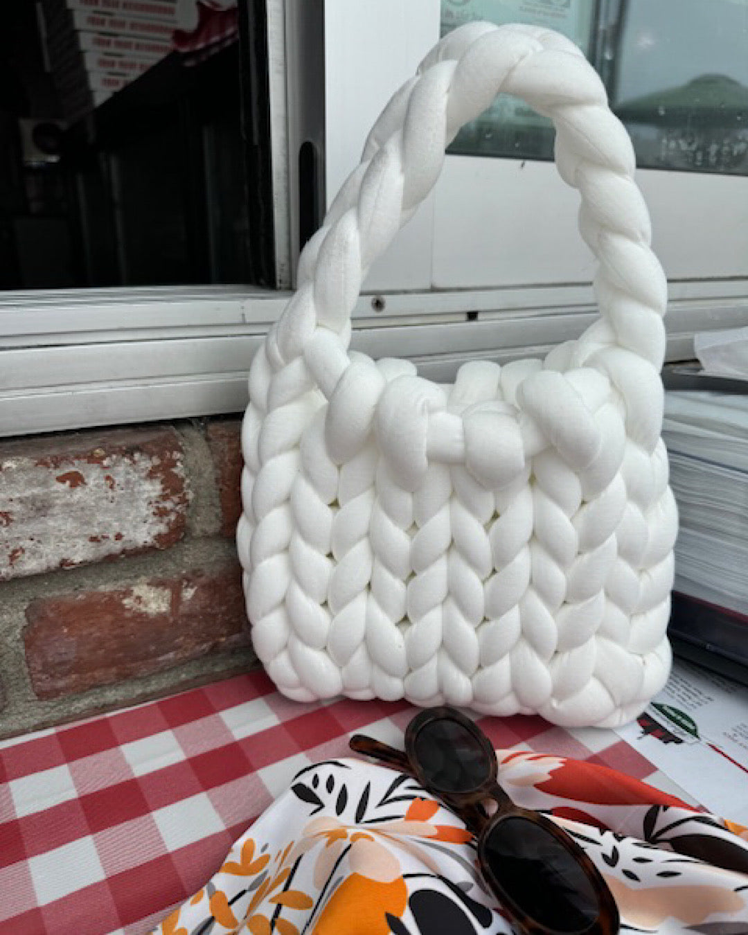 Chunky Knit Bag