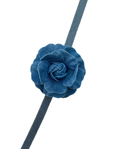 Denim flower - Choker