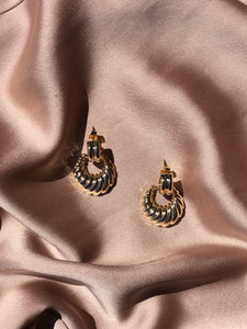 Twisted Gold  Earrings