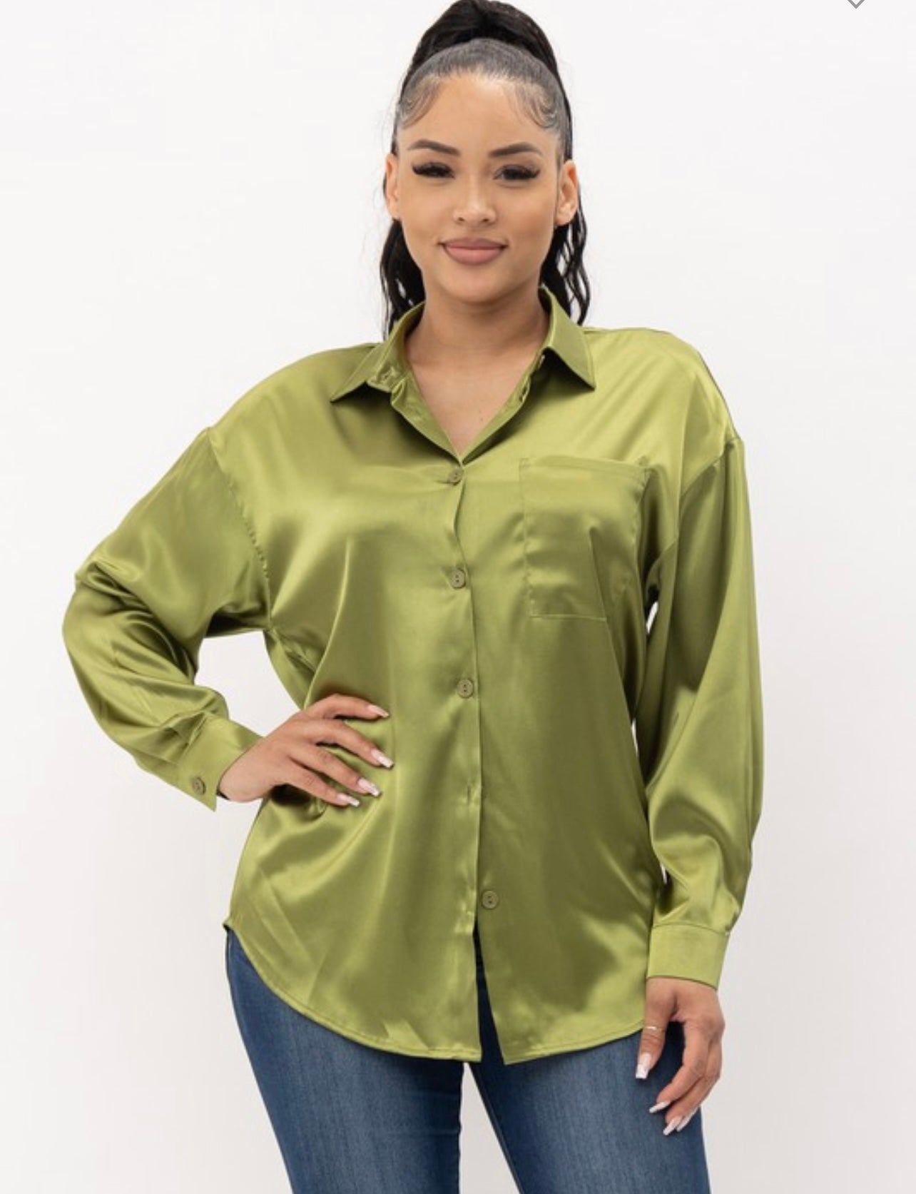 Melrose -Button up Blouse