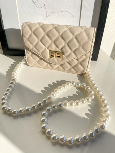 Fancy - Quilted Bag with Pearl’s