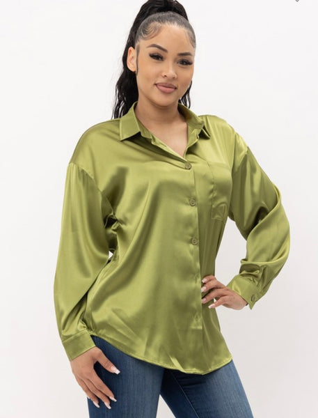 Melrose -Button up Blouse