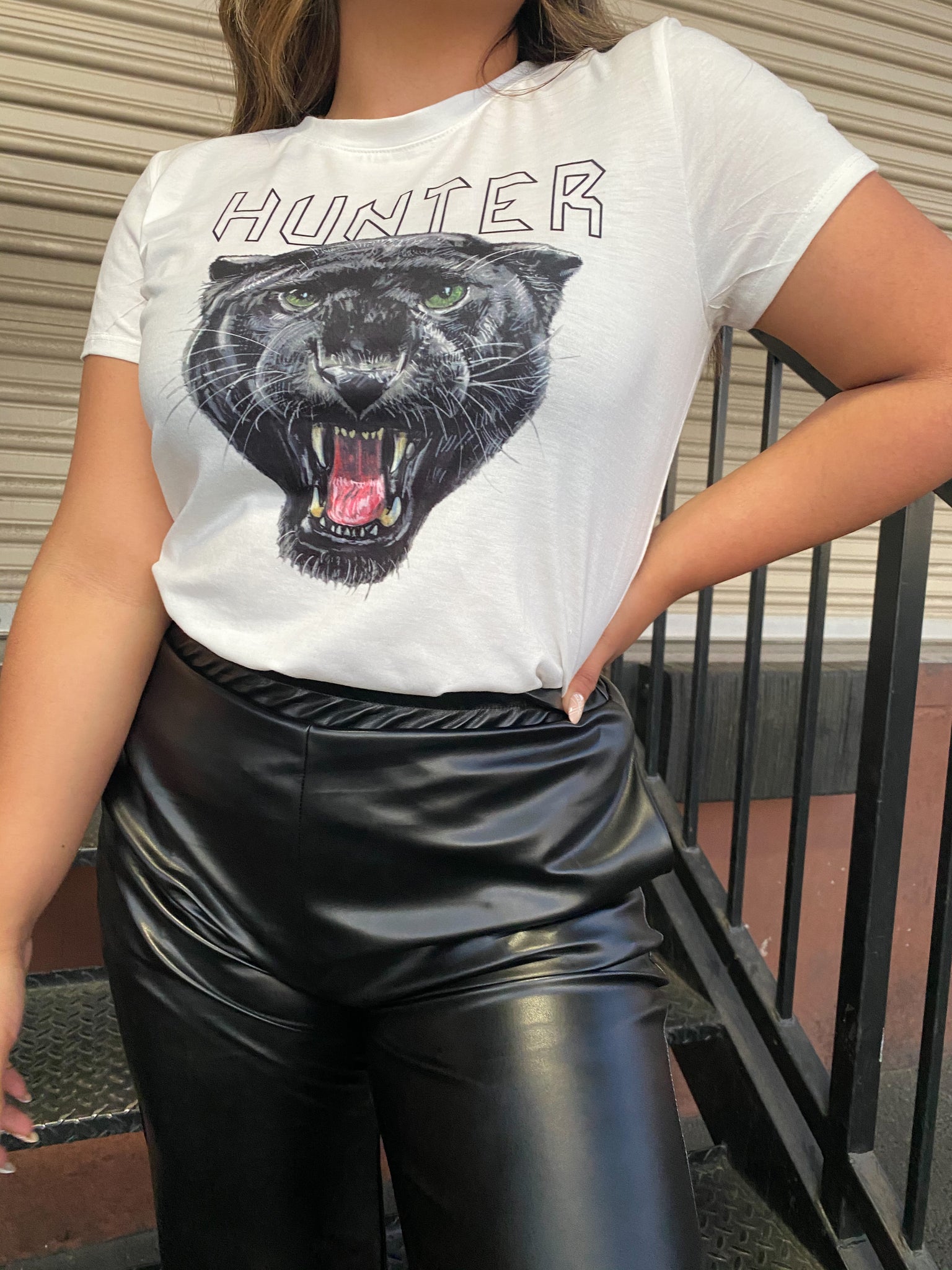 Panther Printed  Tee