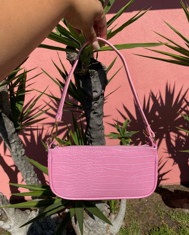 Pink Croc - Purse