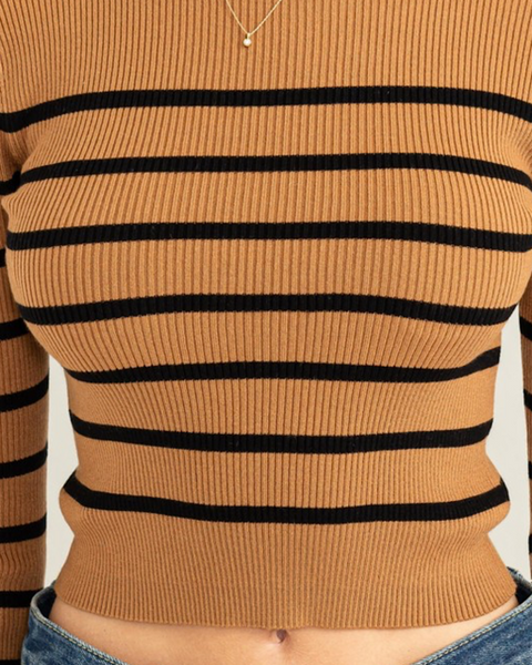 In her Mood - Stripe Top