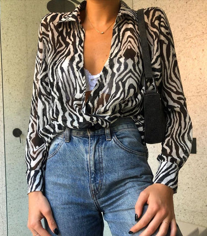 Wild Behavior - Button up Top