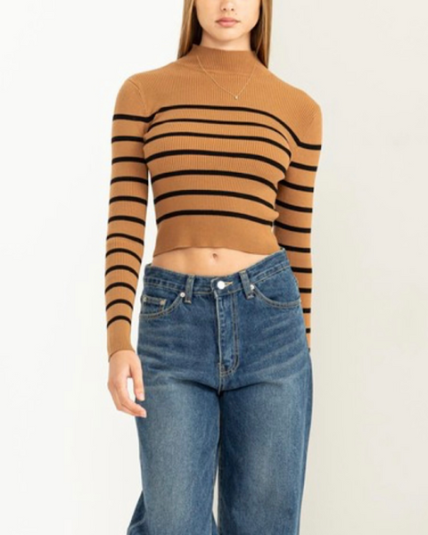 In her Mood - Stripe Top