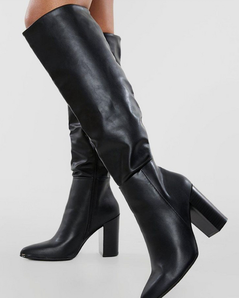 Must Have - Block Heel Knee Hight Boots